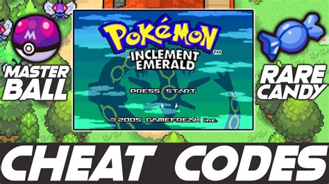inclement emerald cheat codes